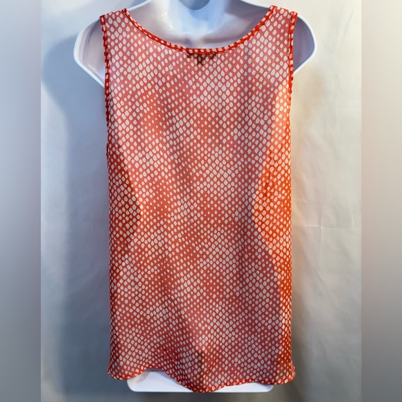 Soprano Women’s Orange and White Blouse - Picture 2 of 5
